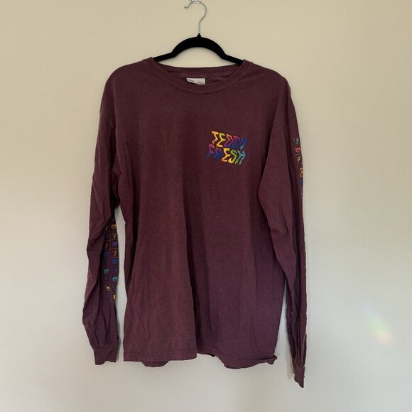 Teddy Fresh Maroon Long Sleeve - Picture 1 of 4